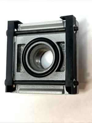 USED FESTO THREADED CONNECTION PLATE / SHUT-OFF MODULE 8089732