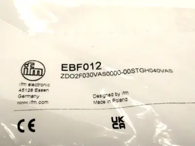 ZDO2F030VAS0000-00STGH040VAS, EBF012 | IFM EBF012 Y/T Splitter Connector M12 To M8 ZDO2F030VAS0000-00STGH040VAS - New