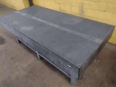 8' X 4' X 10" CHALLENGE PRECISION LAYOUT INSPECTION GRANITE TABLE: STOCK #23792