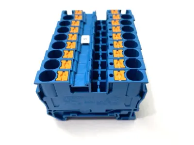 USED PHOENIX CONTACT FEED-THROUGH TERMINAL BLOCK 3211819 LOT OF 9
