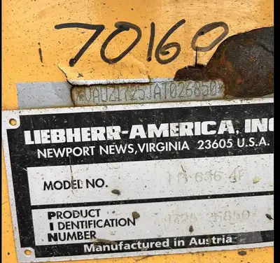 Used 2023 LIEBHERR LR636 Crawler Loaders Maryland US | Core Equipment Group #1502041