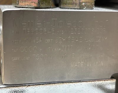 New | in-Stock Mettler Toledo 095811405-1 Platform Scales Indiana US | J&J Industrial Supply #1377318