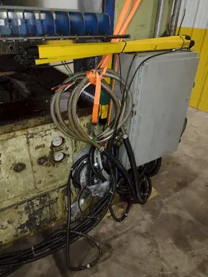 220 TON AIDA MODEL #PMX-LS-200H SSDC STRAIGHT SIDE PRESS, 7.87" STROKE: STOCK #22214