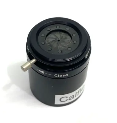 Used Thorlabs Lever-Actuated Iris Diaphragm (Ø1.0 - Ø12.0 mm) w/ Lens Optomechanical / Motion Control Michigan US | Maverick Industrial Sales #1507253