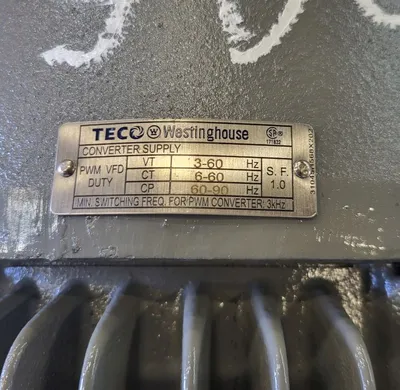 NEW TECO WESTINGHOUSE 7.5 HP