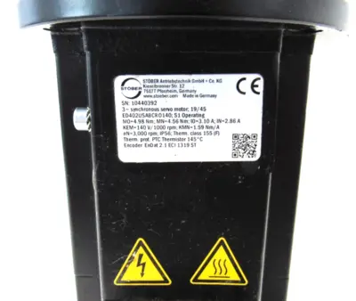 NEW STOBER ED402USABCRO140 SERVO MOTOR