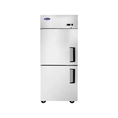 New | in-Stock Atosa New Atosa MBF8007GRL Top Mount (2) Divided Door Reach-In Freezer - Left Hinged Freezers Illinois US | Falcon Restaurant Supply #1375494