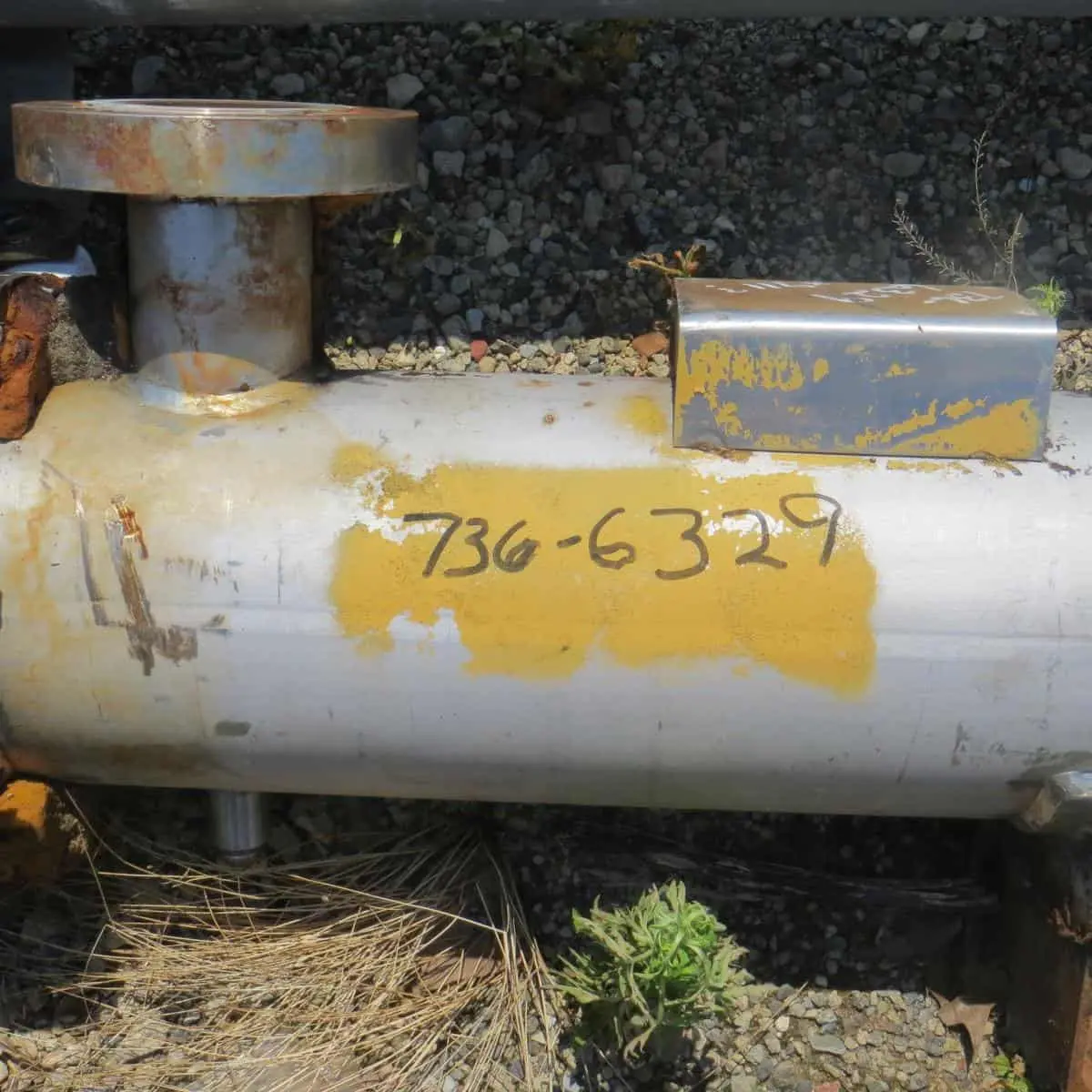 1 sq ft ab duffy  stainless steel shell & tube heat exchanger