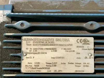Used SEWEURODRIVE KA47/TDRE90L4BE2HR/MM15/AFX6 Motors (misc) Ohio US | HGR 24 #1278944