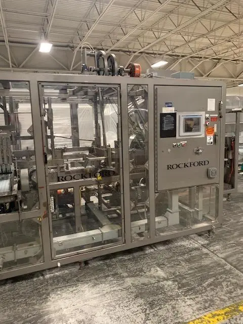Used ROCKFORD MIDLAND 807HM SIDE LOAD CASE PACKER Case Packers Ohio US | Portage Packaging Systems, Inc. #394229