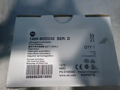 New | in-Stock ALLEN BRADLEY 1489M2D030 Circuit Breakers Ohio US | HGR 24 #864346