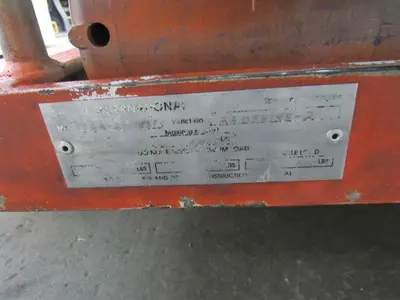 Globe 1000LB Hydraulic Scissor Lift Table 24"x60"Top  64"Max 12"Min 3PH Electric