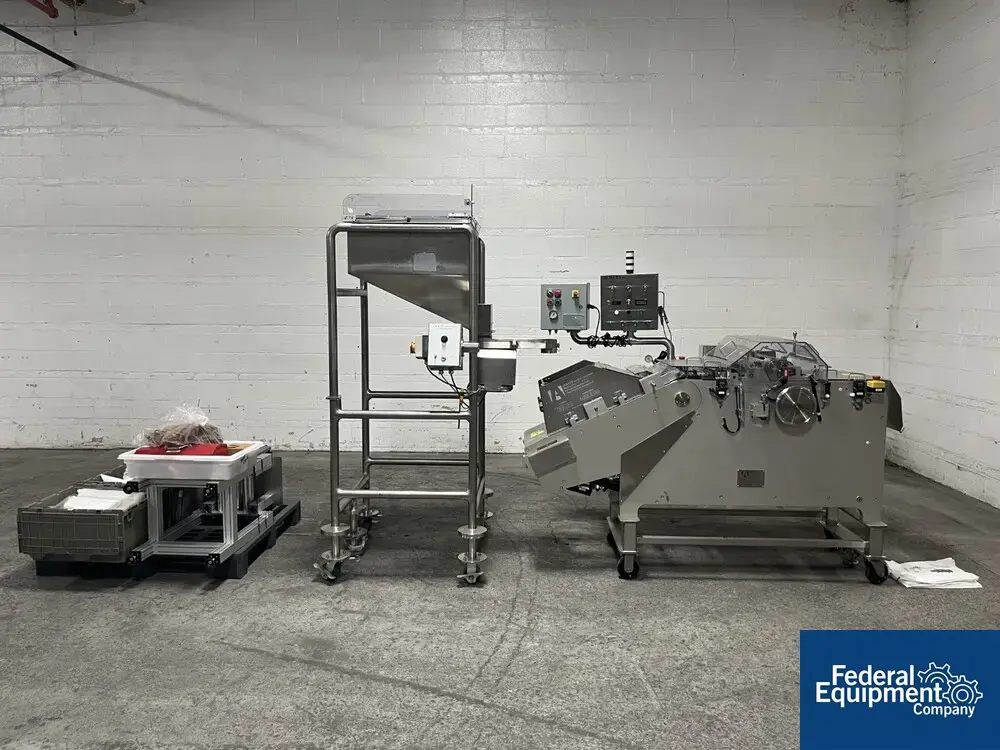 USED Ackley Ackley Ramp Printer, 01481-00158 with Feeding System with Eriez D30A