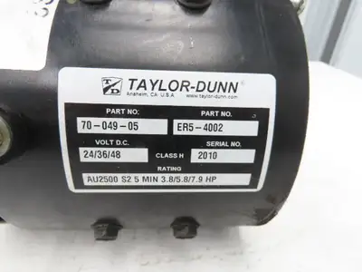 Taylor-Dunn ER5-4002 Stockchaser Drive Motor 48VDC 7.9Hp Removed From SC-090-24