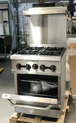 171-0089 24” 4 Burner Range & Oven
