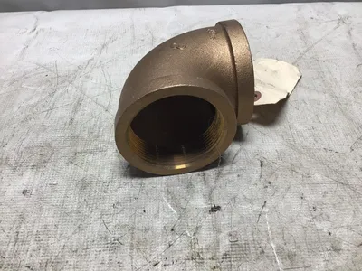 3” FNPT Threaded Brass Elbow Pipe Fitting 90°