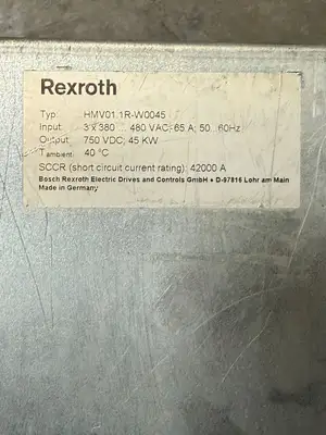 Rexroth R911296725 Power Stage HMV01.1R-W0045 (12.6.3)