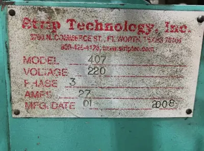 USED 2008 STRIPTECH 407