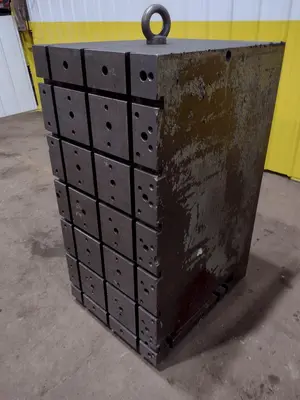 48" X 24" X 30" ANGLE PLATES SET OF (2) T-SLOTTED BLOCKS: STOCK #19048