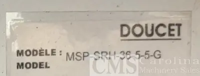 USED 2022 DOUCET MODEL MSP-SRH-36 RETURN CONVEYOR