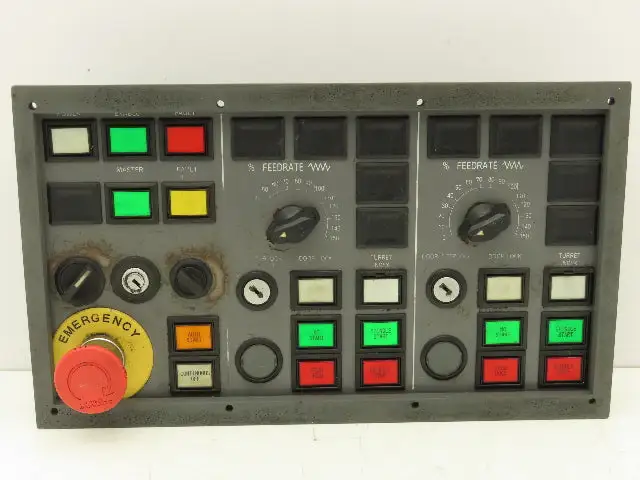 Fuji RP390-01-001B HMI Operator Control Panel Assembly With E-stop