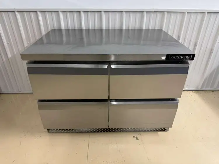 Used Continental Used Continental SW48 4 Drawer Undercounter Refrigerator 120V Undercounter Refrigerators Illinois US | Falcon Restaurant Supply #1375026