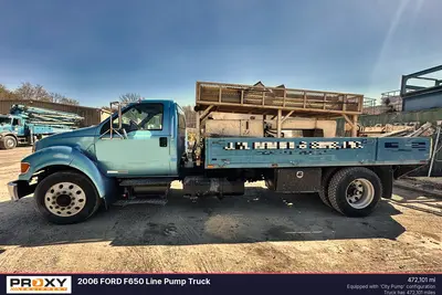 Used 2006 FORD F650 LINE PUMP TRUCK Concrete Mixer Trucks Pennsylvania US | Proxy Equipment #1378201