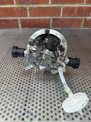 USED DCI 35 LITER STAINLESS STEEL PROCESS / PRESSURE VESSEL 40 PSI