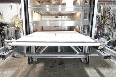 MIWE 2014 ELECTRIC CONDO TRIPLE DECK OVEN STEAM INJECTED W/ OVEN LOADER MODEL CO 3.1212