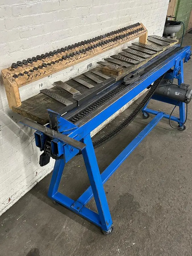 Power Motorized Draw Bench 6'5" Complete with Draw Dies / Draw Plates
