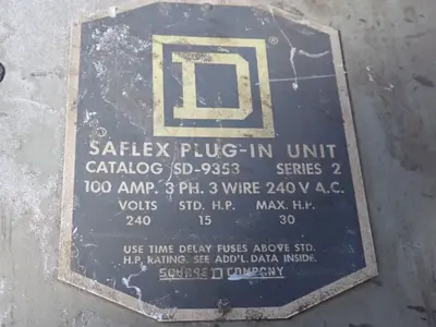 USED SQUARE D SD9353