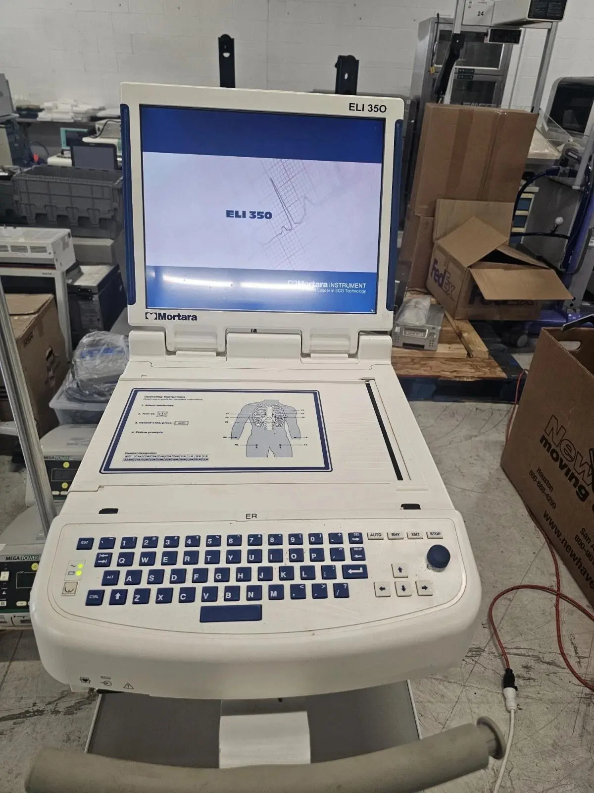 Used ECG Mortara ELI350 Interpretative EKG With Module Diagnostic Instruments - Other Texas US | PT Medical Technologies #1458988