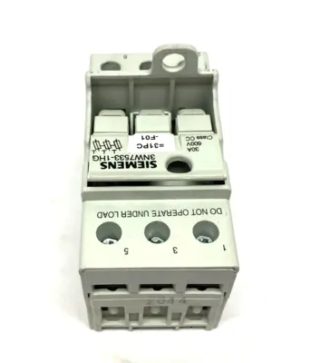 USED SIEMENS SENTRON FUSE HOLDER CLASS CC 3-POLE
