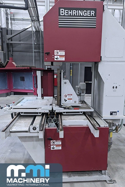 Used 2021 BEHRINGER LPS-T 3D Vertical Band Saws Illinois US | Machinery Marketing International #565682
