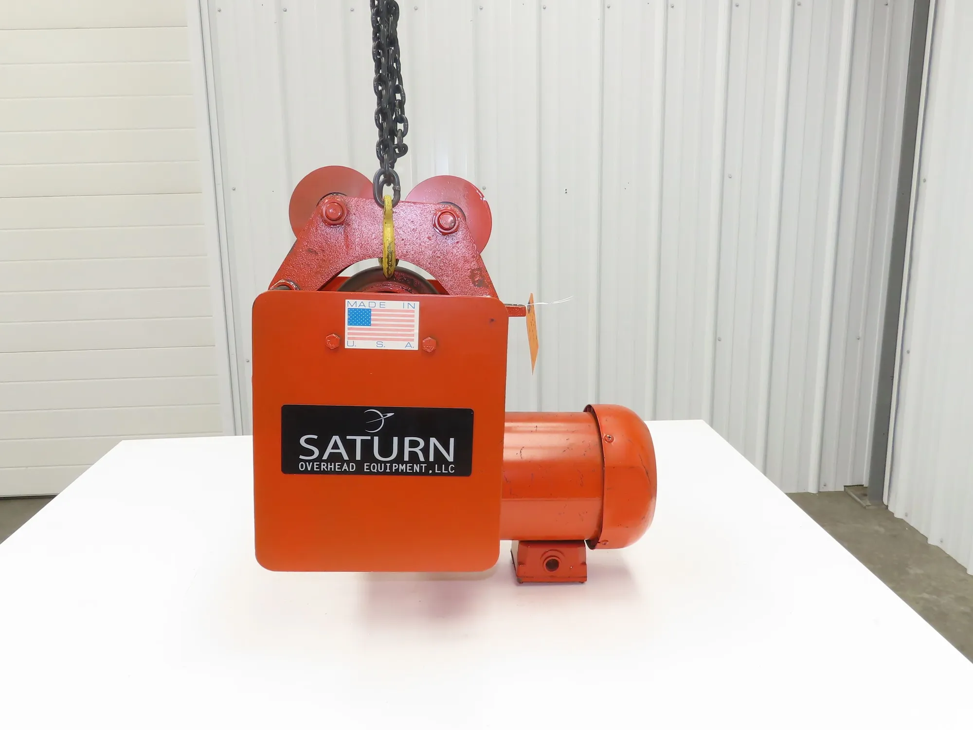 Saturn 4 Ton Bridge Crane Trolley Drive Tractor 460V 3PH 55 FPM 8000 Lb
