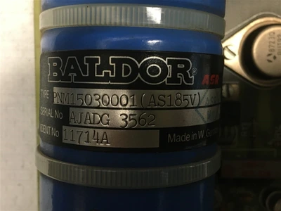USED BALDOR PNM15030001 (AS185V) (10529D) (2-4)-BALDOR ASR  10