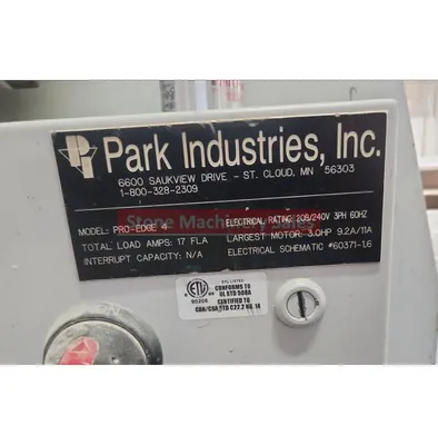 2006 Park Industries Pro Edge 4 Edge Polisher