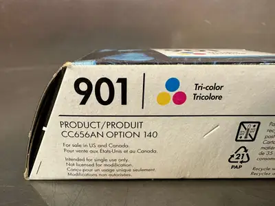Hp 901 CC656AN 140 Tri-Color Ink Cartridge Genuine (5.3.1)