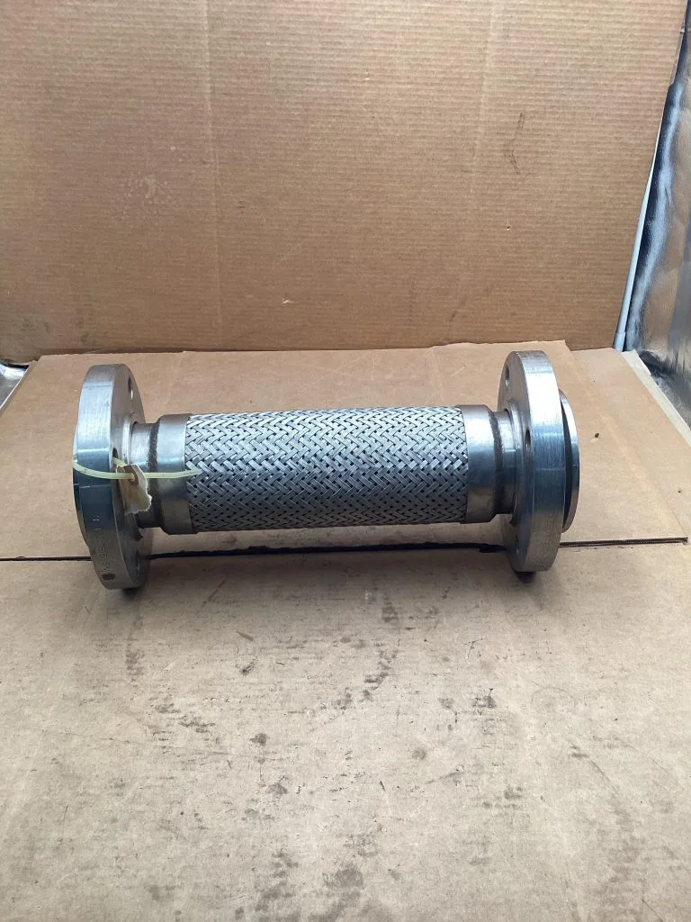 KOF 3″ Stainless Steel Braided Hose 150# Flanged Ends; B16 SA/A182F316 -NOS