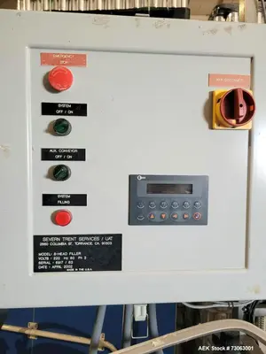 Used SEVERN TRENT UAT 8 Overflow Pressure Gravity Liquid Fillers Illinois US | Aaron Equipment #86675