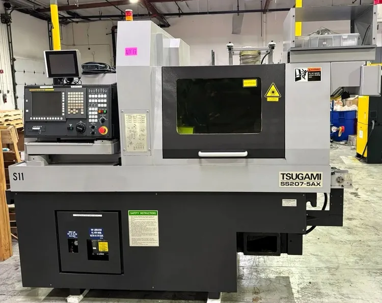 Used 2017 TSUGAMI SS207-5AX Swiss Type Automatic Screw Machines Arizona US | Midstate Machinery #1293213