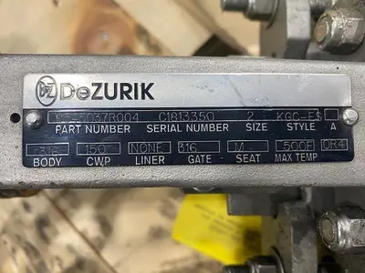 Used DEZURIK SIZE 2 STYLE KGC-ES Valves/Fittings Pennsylvania US | Global Equipment International, LLC #185864