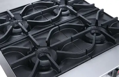 New | in-Stock Dukers New Dukers DCHPA36 Hot Plate with 6 Burners Hot Plates Illinois US | Falcon Restaurant Supply #1376247