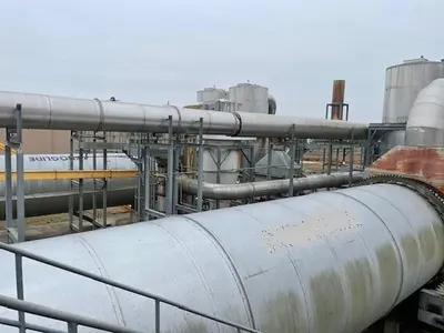 Rotary Dryer, 13’ X 60’, Stainless Steel, Triple Pass, Natural Gas or Propane (Qty 2) #5991428