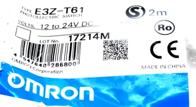 NEW OMRON E3Z-T61 PHOTOELECTRIC SWITCH E3ZT61