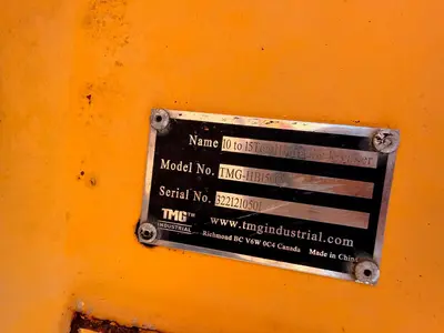 Used TMG TMG-HB150Q Construction Equipment Parts Utah US | CSS Equipment Sales #1516534