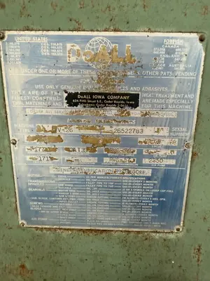 USED DOALL V-26