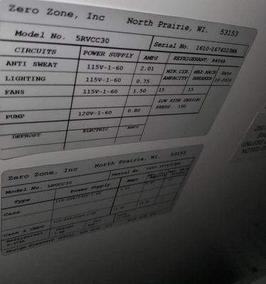 1-0603 Zero Zone Hybrid Cooler