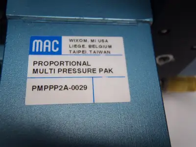 Used Mac Proportional Multi Pressure Pak Pump & Valve Parts Michigan US | Maverick Industrial Sales #1401400