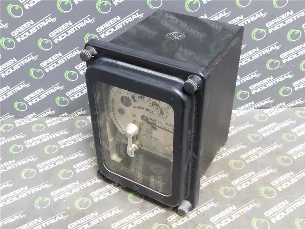 General Electric 700X95G236 Polyphase Watthour Meter DSMW-63 120V 3W CL10 Used